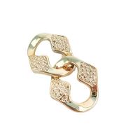 Plastic Linking Ring gold color plated DIY golden Sold By Bag