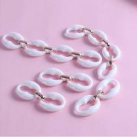 Acrylic Linking Ring, stoving varnish, DIY & different size for choice, white, Sold By PC