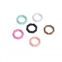 Ακρυλικό Η σύνδεση Ring, ψήσιμο βερνίκι, DIY, περισσότερα χρώματα για την επιλογή, 25mm, 200PCs/τσάντα, Sold Με τσάντα