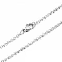 титан цепочка для ожерелья, полированный, различной длины для выбора & DIY & Мужская & разный размер для выбора, оригинальный цвет, продается PC