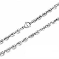 Titanium Steel Necklace Chain polished & DIY & Unisex original color Sold By PC