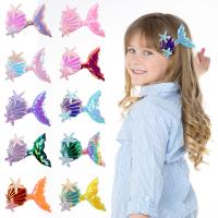 Accessoire cheveux enfants, résine, avec Paillettes, fait à la main, différentes couleurs et motifs pour le choix & Fille & styles différents pour le choix, 12*10cm,12*14cm, Vendu par PC