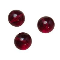 Acrylic Jewelry Beads Round epoxy gel DIY & imitation amber red Sold By Bag