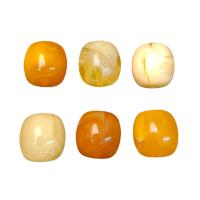 Acrylic Jewelry Beads, barrel, epoxy gel, imitation beeswax & DIY, more colors for choice, 19x20mm, Approx 85PCs/Bag, Sold By Bag