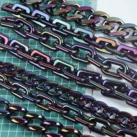 Acrylic Linking Ring, AB color plated, DIY & different styles for choice, black, 500PCs/Bag, Sold By Bag