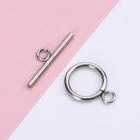 Stainless Steel Toggle Clasp 304 Stainless Steel 2 pieces & DIY original color Sold By Set