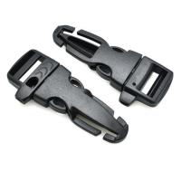Plastic Release Buckle DIY black Sold By PC