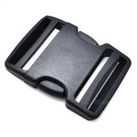 Kunststoff Tasche Verriegelung Schnalle, DIY, schwarz, 86x62x13.50mm, verkauft von PC