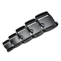 Plastic Release Buckle, DIY & different size for choice, black, Sold By PC