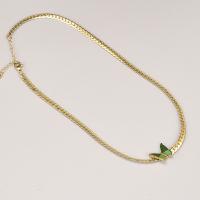 Edelstahl Schmuck Halskette, 316 L Edelstahl, mit Verlängerungskettchen von 6cm, Schmetterling, Modeschmuck & für Frau, keine, 13x14mm, Länge:35 cm, verkauft von PC