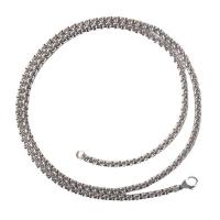 Titanium Steel Necklace polished Unisex original color Sold By PC