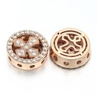 Cubic Zirconia Micro Pave Brass Beads plated micro pave cubic zirconia Sold By Lot