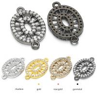 Cubic Zirconia Micro Pave Brass Connector plated micro pave cubic zirconia Sold By Lot