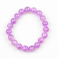 Quartz Bracelets Amethyst Round & for woman Sold By Strand