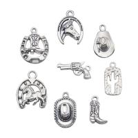 Tibetan Style Pendants, platinum color plated, different styles for choice, 30x20.50mm, 50PCs/Lot, Sold By Lot