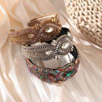 Hair Bands Cloth with Glass Rhinestone handmade for woman & with rhinestone 58mm Sold By PC