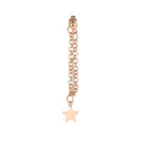 Zinc Alloy Ear Chain Star plated fashion jewelry & for woman 50mm Sold By PC