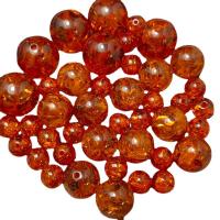 Resin Jewelry Beads, Round, epoxy gel, DIY & different size for choice, coffee color, Sold By Bag