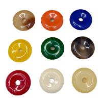 Colgantes de Resina, Donut, Bricolaje & marfil de imitación, más colores para la opción, 25mm, aproximado 200PCs/Bolsa, Vendido por Bolsa