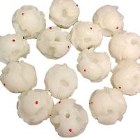 Resin Jewelry Beads, imitation Bodhi & DIY, white, 22mm, Approx 200PCs/Bag, Sold By Bag