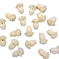 Resin Jewelry Beads, Cabbage, Carved, DIY & imitation ivory, ivory, 17x20mm, Approx 500PCs/Bag, Sold By Bag