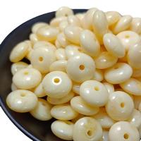 Acryl Schmuck Perlen, flache Runde, Epoxidharzklebstoff, DIY, keine, 16x8mm, ca. 450PCs/Tasche, verkauft von Tasche