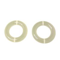 Resin Linking Ring, Donut, DIY & luminated, light green, 38x22x6mm, Approx 100PCs/Bag, Sold By Bag