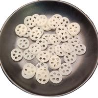 Resin Pendant, Lotus Root, Carved, DIY & hollow, white, 16mm, Approx 500PCs/Bag, Sold By Bag