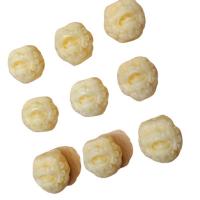 Resin Jewelry Beads, Carved, DIY, ivory, 20x20mm, Approx 200PCs/Bag, Sold By Bag