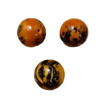 Harz Schmuckperlen, rund, Epoxidharzklebstoff, DIY & verschiedene Größen vorhanden, gemischte Farben, verkauft von Tasche