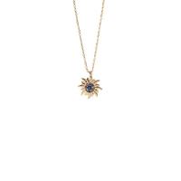 Cubic Zircon Micro Pave Brass Necklace, with 1.97 extender chain, 14K gold plated, different styles for choice & micro pave cubic zirconia & for woman, golden, nickel, lead & cadmium free, Length:15.75 Inch, Sold By PC