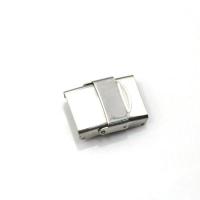 304 Stainless Steel Foldover Clasp DIY & machine polishing original color Sold By PC