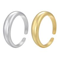 Brass Finger Ring, plated, Adjustable & for woman, more colors for choice, 21.50mm, Sold By PC