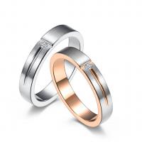 Titantium Steel finger ring, Titan Stål, olika storlek för val & för människan & med strass, fler färger för val, Säljs av PC