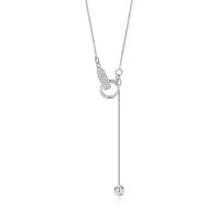 Thajsko Sterling Silver náhrdelník, pro ženy & s drahokamu, více barev na výběr, Délka Cca 15.75 inch, 3PC/Lot, Prodáno By Lot