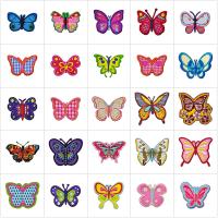 Sewing on Patch, Polyester, Embroidery, DIY & different styles for choice, more colors for choice, Approx 5PCs/Lot, Sold By Lot