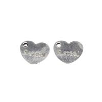 Stainless Steel Heart Pendants 304 Stainless Steel polished Unisex Approx Sold By Bag