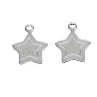 Stainless Steel Pendants, 304 Stainless Steel, Star, polished, Unisex & different styles for choice & hollow, more colors for choice, Approx 50PCs/Bag, Sold By Bag