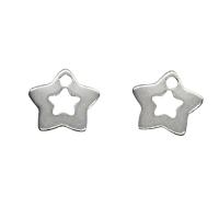 Stainless Steel Pendants 304 Stainless Steel Star polished Unisex & hollow Approx Sold By Bag