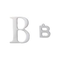 Stainless Steel Letter Pendants 304 Stainless Steel Letter B polished & for woman & hollow Approx Sold By Bag