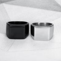 316L Stainless Steel Finger Ring, pozlaćen, modni nakit & različite veličine za izbor & za čovjeka, više boja za izbor, Prodano By PC
