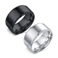 خاتم إصبع الفولاذ المقاوم للصدأ, 304 الفولاذ المقاوم للصدأ, مجوهرات الموضة & حجم مختلفة للاختيار & للرجل, المزيد من الألوان للاختيار, 10x2mm, تباع بواسطة PC
