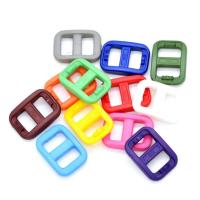 Plastic Bag Adjust Buckle, Rectangle, DIY & different size for choice, more colors for choice, Sold By PC