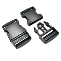 Kunststoff Tasche Verriegelung Schnalle, DIY, schwarz, 72.60x45.70x10.40mm, verkauft von PC