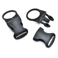 Plastic Release Buckle, DIY, black, 81.50x34.40x10mm, Sold By PC