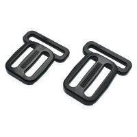 Plastic Bag Adjust Buckle, DIY & different size for choice, black, Sold By PC