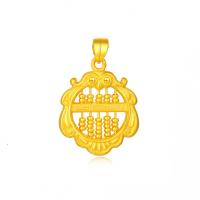Brass Jewelry Pendants, Abacus, gold color plated, DIY & for woman, golden, nickel, lead & cadmium free, 28x20mm, Sold By PC