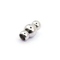 Titanium Steel Magnetic Clasp, plated, different size for choice, original color, Sold By Lot
