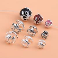 925 Sterling Silver Bead Cap plated Sold By PC