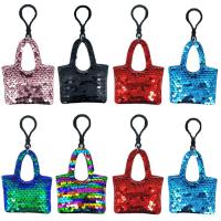 Bag Purse Charms Keyrings Keychains, PET, Handbag, portable & Unisex, more colors for choice, 90mm, Sold By PC